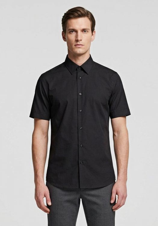 Karl Lagerfeld Shirt της σειράς Basic - 605500 552618 990 Black