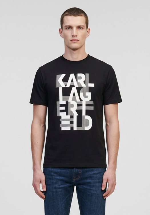 Karl Lagerfeld T Shirt Crewneck - 755130 562225 990 Black