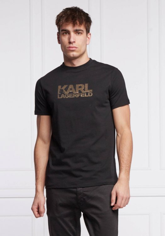 Karl Lagerfeld T Shirt της σειράς Crewneck - 755087 552235 160 Gold
