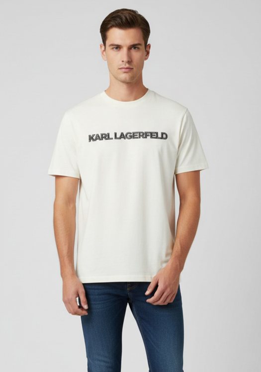 Karl Lagerfeld T Shirt της σειράς Pre - 755076 561255 80 Champagne