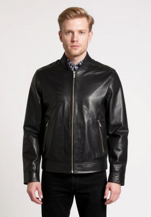 Karl Lagerfeld Δερμάτινο Jacket της σειράς Blouson - 555080 533400 990 Black
