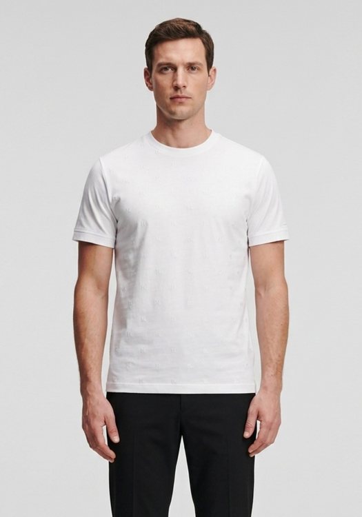 Karl Lagerfeld Μπλούζα Crewneck - 755001 563200 60 White