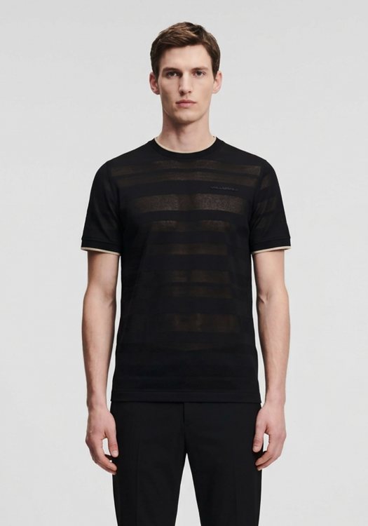 Karl Lagerfeld Μπλούζα Crewneck - 755004 562201 990 Black