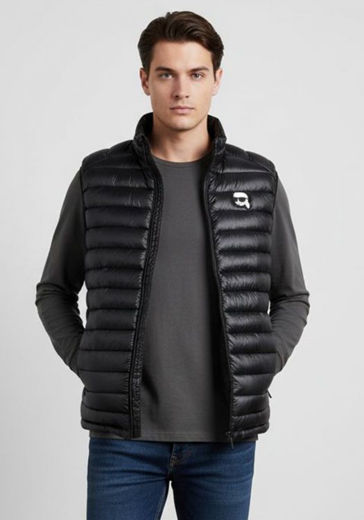 Karl Lagerfeld Αμάνικο Μπουφάν της σειράς  Vest - 505711 500590 990 Black