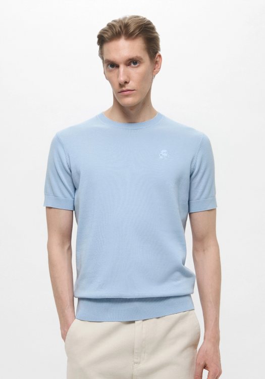Karl Lagerfeld Μπλούζα της σειράς Knit - 655087 552398 600 Blue