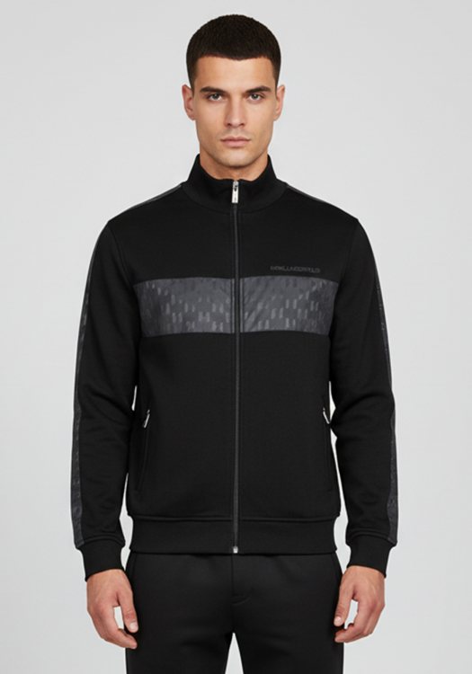 Karl Lagerfeld Ζακέτα της σειράς Sweat Zip - 705035 554910 990 Black
