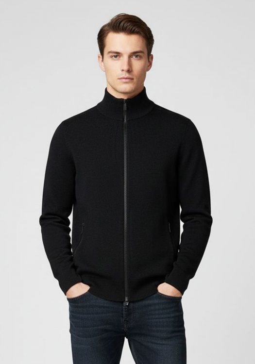 Karl Lagerfeld Ζακέτα της σειράς Zip Jacket - 655033 534304 990 Black