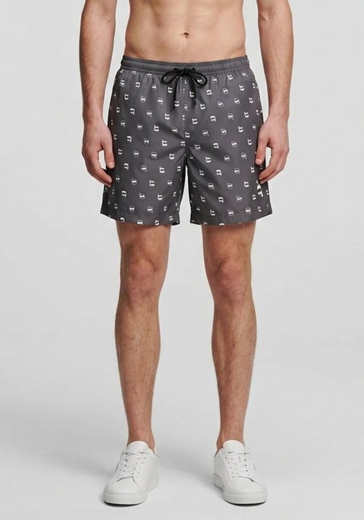 Karl Lagerfeld Μαγιό της σειράς Ikon Dot - A3M46007 2JB Grey