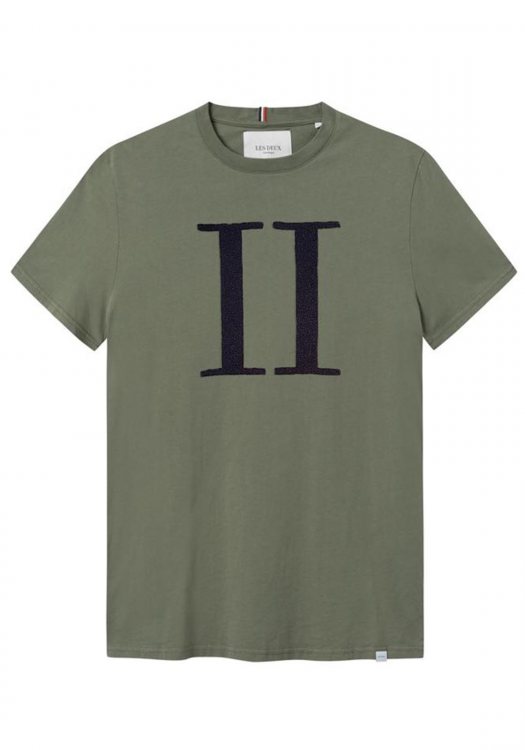 Les Deux T-Shirt της σειράς Encore Bouclé - LDM101082 5100100 Lichen Green/ Black