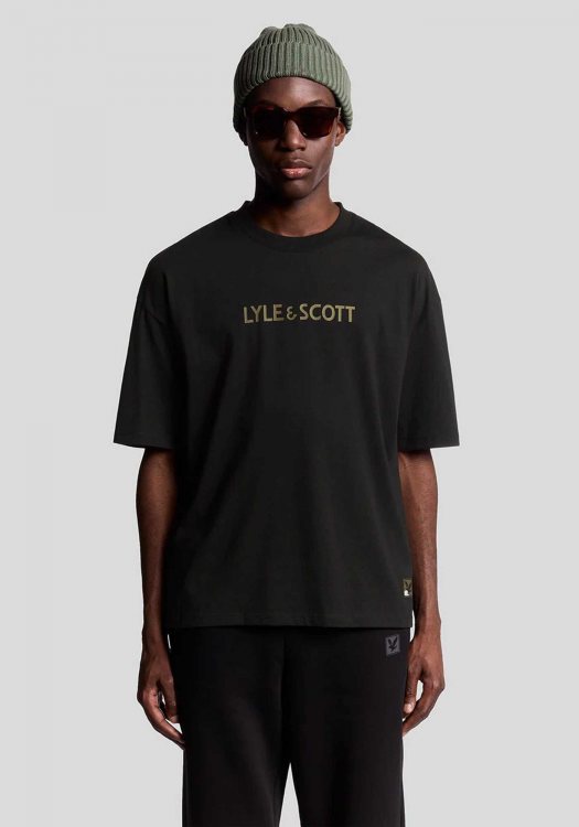 Lyle & Scott T Shirt της σειράς Graphic - LG2315VT Z865 Black