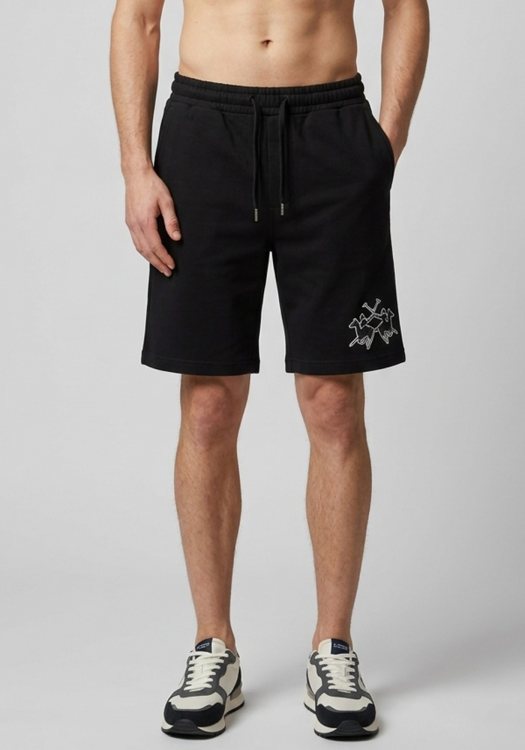 La Martina Sport Βερμούδα Bermuda - MCB003 FP580 09999 Black