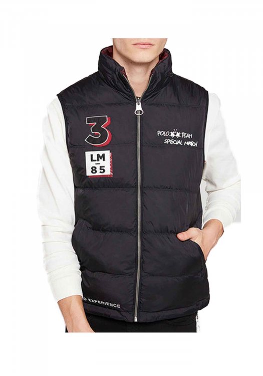 La Martina Double Face Gilet MMO304 - 001 Black