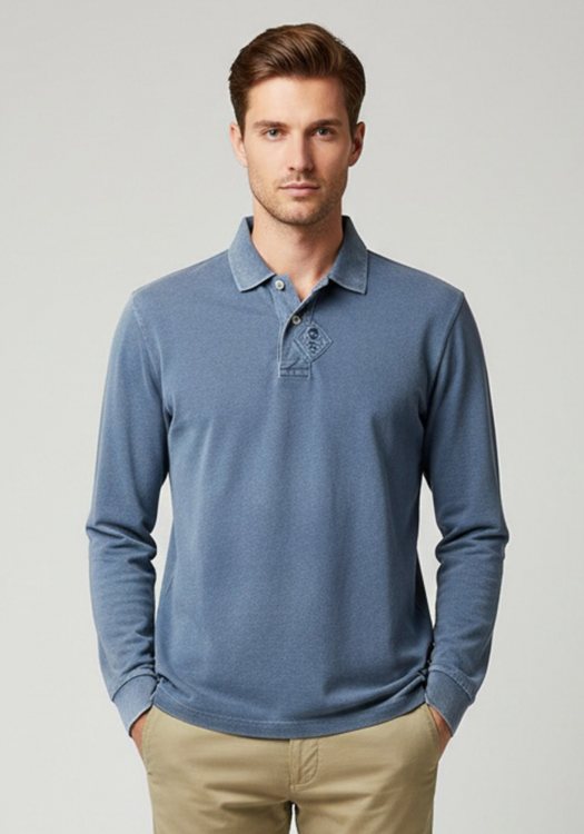 La Tortuga Polo της σειράς Contrast - 10I6100U426SE01 5994 Blue Washed