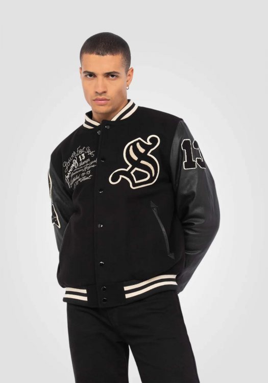 Schott N.Y.C Μπουφάν της σειράς Teddy - Lcbowler Black