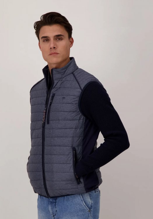 Fynch Hatton Αμάνικο Jacket της σειράς Light padding - 1313 2601 688 Dark Navy