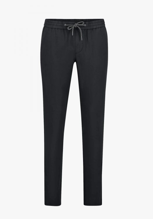 Fynch Hatton Λινό Παντελόνι της σειράς Linen - 1303 2904 997 Black