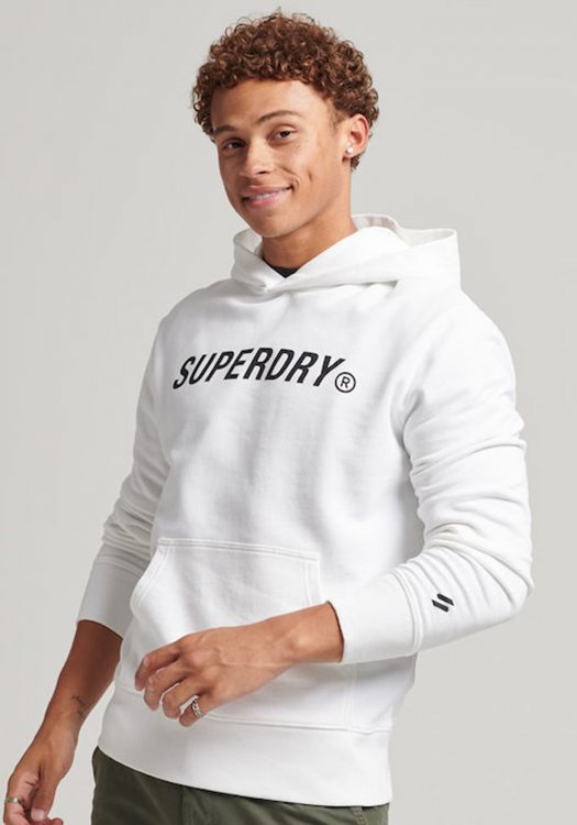 Superdry Φούτερ της σειράς Core - M2011899A D2Y Bright White