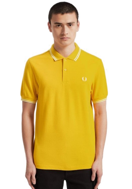 Fred Perry Polo Twin Tipped - M3600 I68 Sunglow