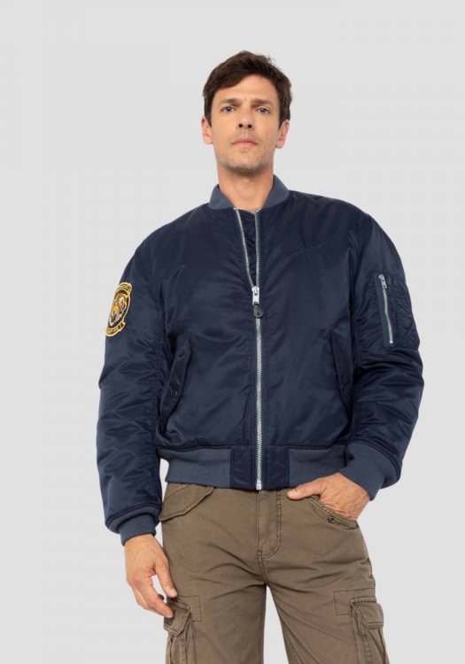 Schott N.Y.C. Bomber Μπουφάν της σειράς Suka - MACAMPSUKARS Dark Navy