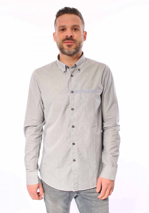 Moschino Elastic Fit Shirt - 003 Light Grey