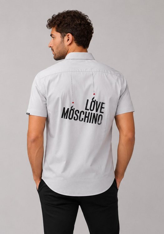 Moschino Πουκάμισο Sinv - MC414 02 Grey