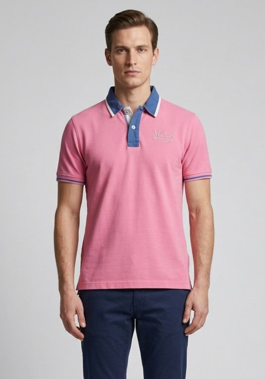 MCS Marlboro Classics Μπλούζα Polo - ALCN315 L0013402 034 Pink