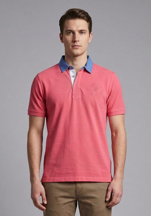 MCS Marlboro Classics Μπλούζα Polo - ALCN467 L0012891 Pink