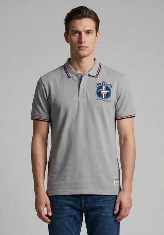 MCS Marlboro Classics Μπλούζα Polo - IFDP015 L0030473 062 Grey