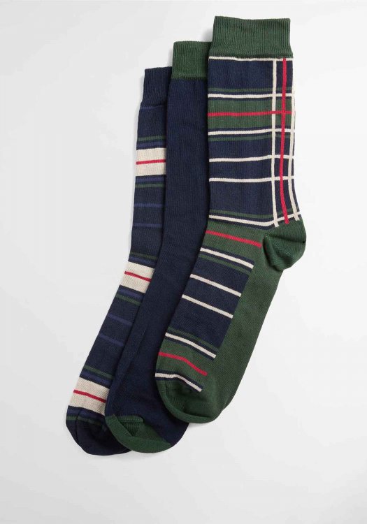 Barbour Κάλτσες Gift Box -  MGS0071 TN98 Evergreen