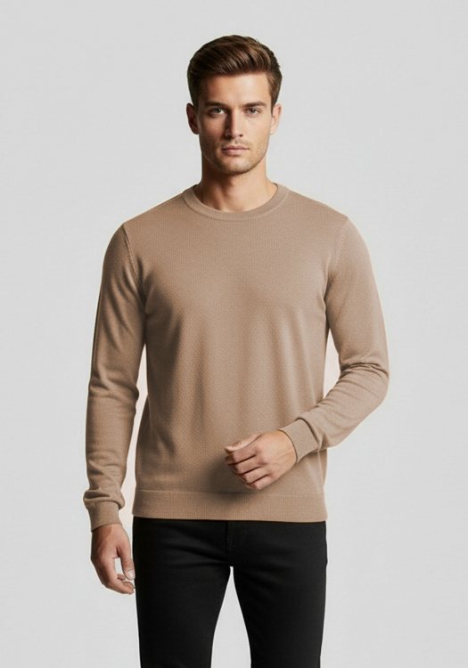 Hamaki Ho Πλεκτή Μπλούζα της σειράς Girccollo - MI3155H CA Camel