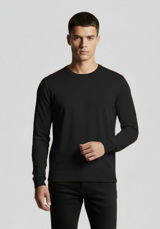 Hamaki Ho Πλεκτή Μπλούζα της σειράς Girccollo - MI3155H NE Black