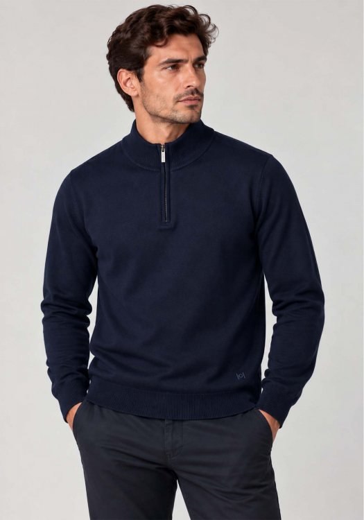 Hamaki-Ho Ζακέτα Lupetto Zip - MI3238H BY Dark Blue