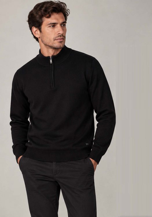 Hamaki-Ho Ζακέτα Lupetto Zip - MI3238H NE Black