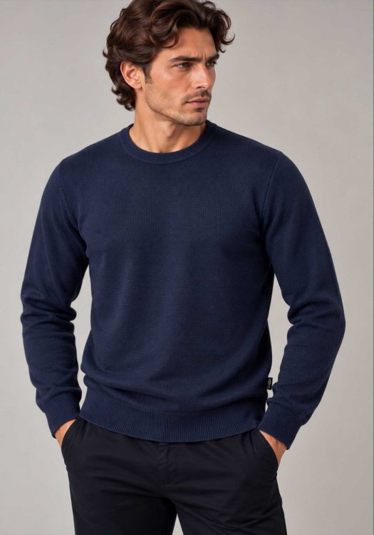 Hamaki-Ho Pullover Girocollo - MI3248H BY Dark Blue