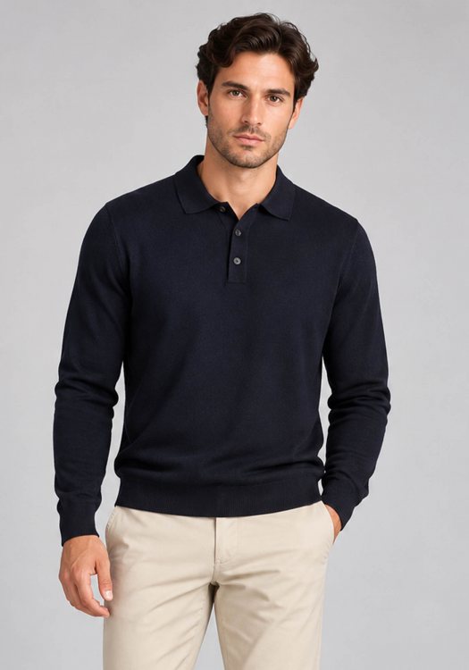 Hamaki-Ho Pullover Girocollo - MI3261H Blue Navy