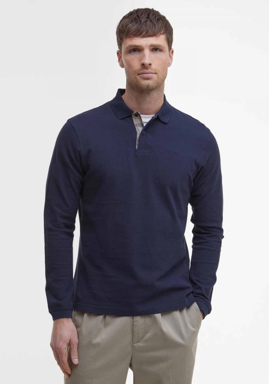 Barbour Polo Μπλούζα της σειράς Essential - MML0705 NY91 Navy