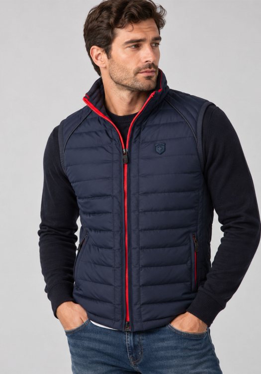 Wellensteyn Αμάνικο Μπουφάν Molecule - MOVM 719 Dark Navy/Red