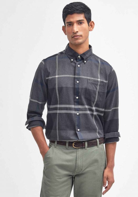 Barbour Πουκάμισο Dunoon - MSH4980 GY38 Graphite