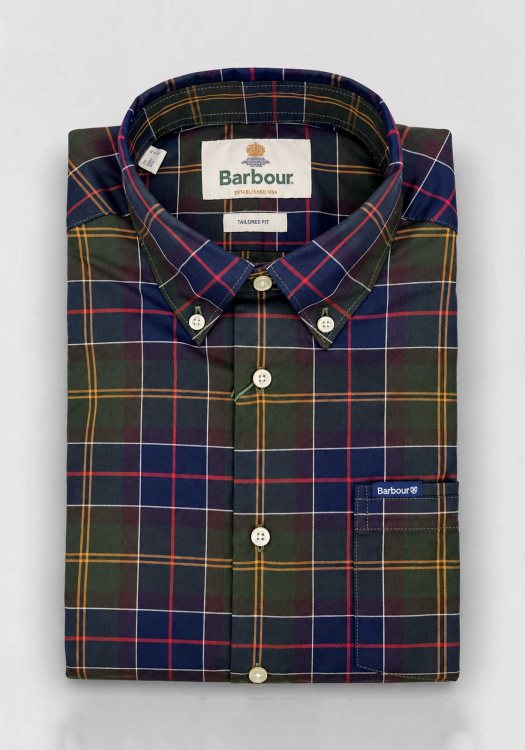 Barbour Πουκάμισο Wetheram - MSH4982 TN11 Blue