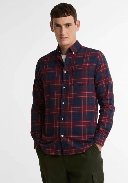 Barbour Πουκάμισο Broxburn - MSH5849 RE51 Red