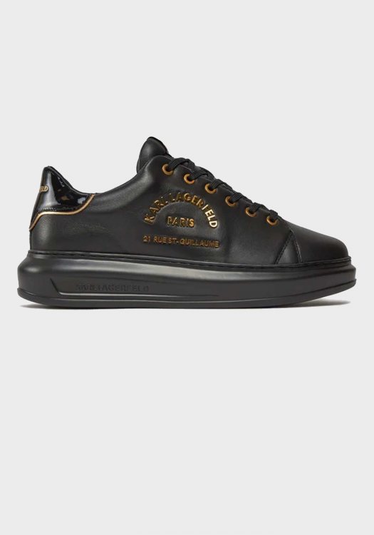 Karl Lagerfeld Sneakers της σειράς Metal Maison - KL52539 00G Black w/Gold