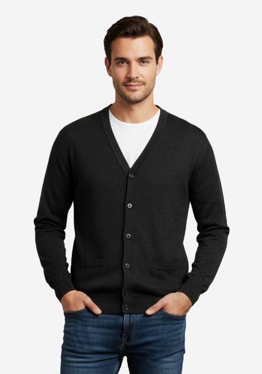 Malagrida Zακέτα της σειράς Qualita - 10 2100 Black 999 