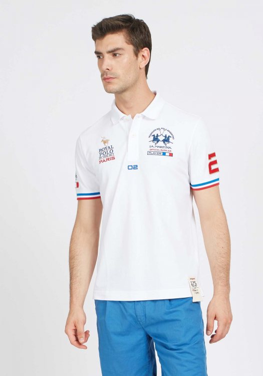 La Martina Polo της σειράς Man Polo - VMP316 PK001 00001 Optic White