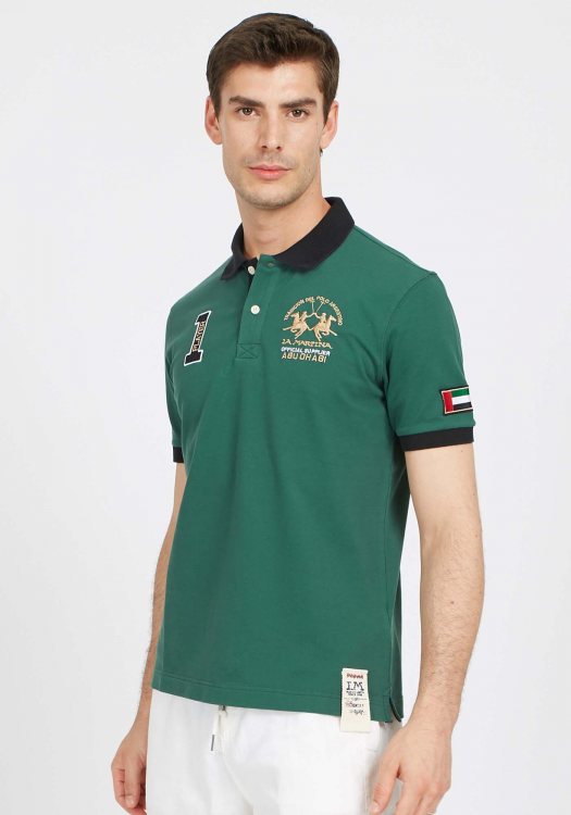 La Martina Polo της σειράς Man Polo - VMP319 PK001 03120  Dark Green