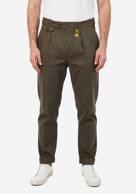 Manuel Ritz Παντελόνι της σειράς Tinto - 3832P1668TC 39 Khaki
