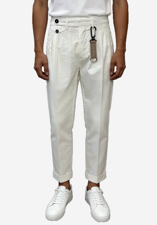 Manuel Ritz Παντελόνι της σειράς Tinto - 4032P1668TC 263290 2 White