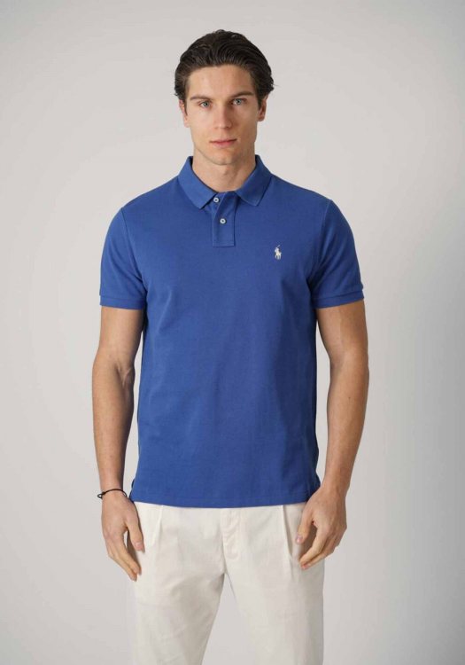 Polo Ralph Lauren Polo Μπλούζα Stretch Mesh - 710680784 520 Blue