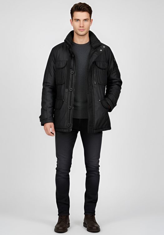 Milestone Καλοκαιρινό Μπουφάν της σειράς Abara - 930327 10110 1 99 Black