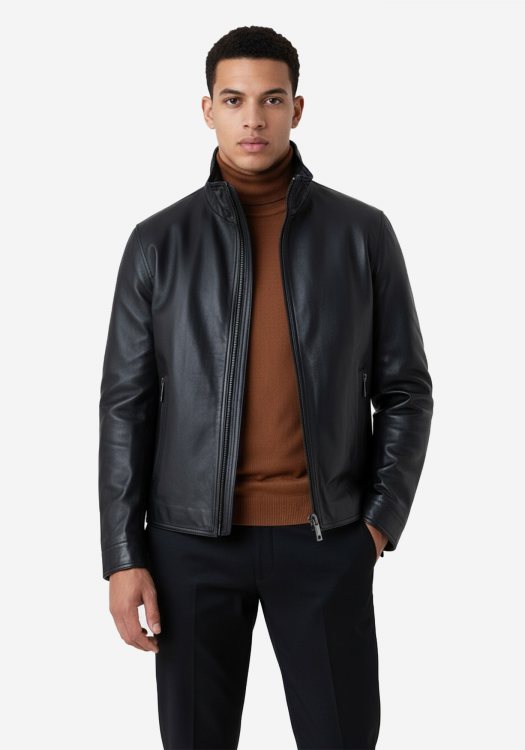 Milestone Δερμάτινο Jacket της σειράς Nagano - 431043 21090 99 Black