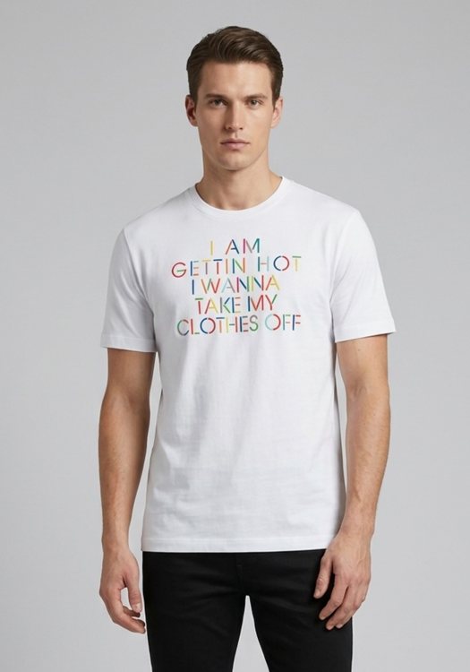 Moschino Μπλούζα Colors - M 4 508 05 E 1257 A00 White